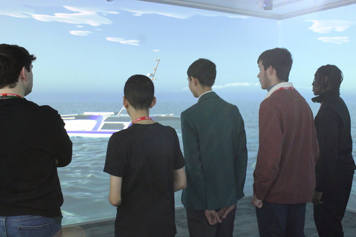 Image of Year 11 students visit IBM offices